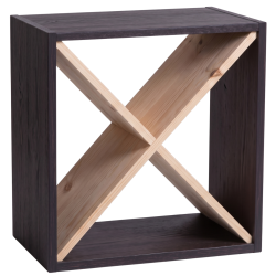 Écrins Croix - Cube casier diagonal en Chêne | Les Écrins de Chapaize
