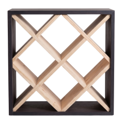 Écrins Double X - Cube casier haute capacité en Chêne | Les Écrins de Chapaize