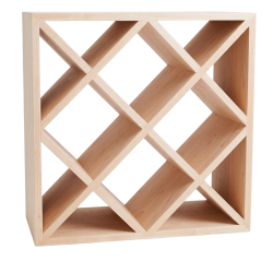 Écrins Double X - Cube casier haute capacité en Chêne | Les Écrins de Chapaize